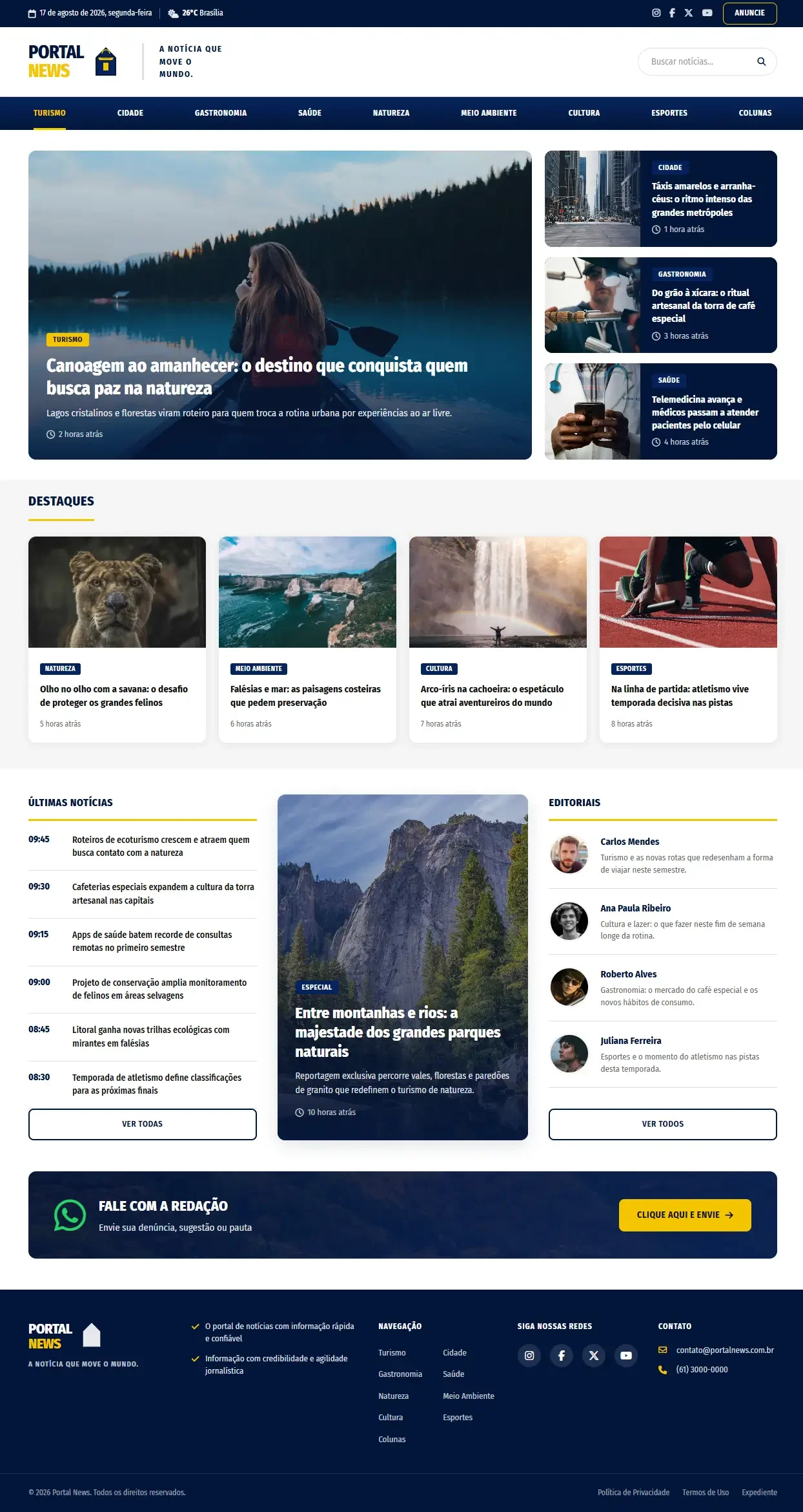 Portal de notícias